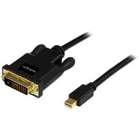 Startech.com 1.8m Mini DisplayPort-DVI変換ケーブル MDP2DVIMM6B 1個