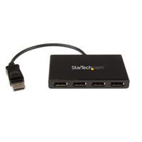 MSTハブ　DisplayPort 1.2　4画面Winのみ　MSTDP124DP　1個　StarTech.com（直送品）