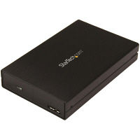 2.5インチSATA SSD/HDDケース USB-C/-A　S251BU31315　1個　StarTech.com（直送品）