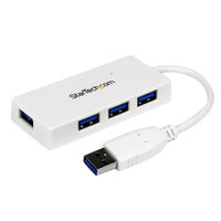 USBハブ Type-A×4ポート　ホワイト　ST4300MINU3W　1個　StarTech.com（直送品）