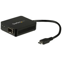 USB-C - 光ファイバー変換アダプタ　オープンSFP　US1GC30SFP　1個　StarTech.com（直送品）