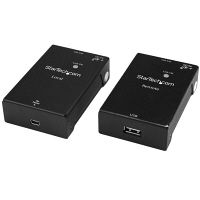 1ポートUSB 2.0 延長器／Cat5e・Cat6ケーブル　USB2001EXTV　1個　StarTech.com（直送品）