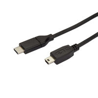 Startech.com USB-C - USB mini-B ケーブル Type- USB2CMB2M 1個