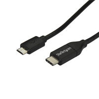 1m USB 2.0ケーブル（Micro B - タイプC）　USB2CUB1M　1個　StarTech.com（直送品）