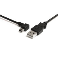 エレコム USBケーブル（USB2.0対応）A-miniBタイプ 1m USB（A）-USB