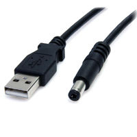 Startech.com USB A - DCプラグ 5V電源供給ケーブル 2m USB2TYPEM2M 1個