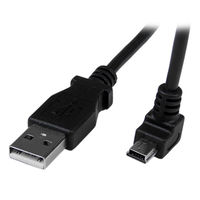 USBケーブル/Mini B （L型上向き） USBAMB StarTech.com