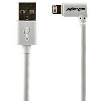 L型Lightning - USB ケーブル 2m ホワイト　USBLT2MWR　1個　StarTech.com（直送品）