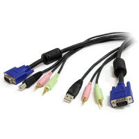 3m USB/VGA 一体型KVMケーブル　オーディオ対応 　USBVGA4N1A10　1個　StarTech.com（直送品）