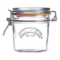 KILNER キルナー ラウンド クリップトップジャー 0.35L AKL3902 1個