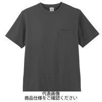 コーコス信岡 半袖Tシャツ チャコール LL 3007-23-LL 1セット(5枚)（直送品）