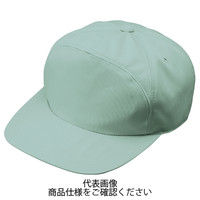 コーコス信岡 エコ5IVEスター丸ワイド型帽子 グリーン L A-1156-9-L 1セット(2点)（直送品）
