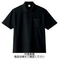 コーコス信岡 超消臭 半袖ポロシャツ ブラック 3L A-137-13-3L 1セット(5枚)（直送品）