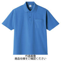 コーコス信岡 超消臭 半袖ポロシャツ スカイブルー 4L A-137-16-4L 1セット(5枚)（直送品）