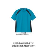 コーコス信岡 （CO-COS） 吸汗速乾半袖Tシャツ ターコイズ（チャコール）