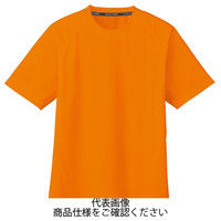 コーコス信岡 吸汗速乾 半袖Tシャツ(ポケットなし) オレンジ 4L AS-647-12-4L 1セット(5枚)（直送品）