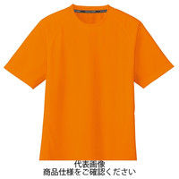 コーコス信岡 吸汗速乾 半袖Tシャツ(ポケットなし) オレンジ 5L AS-647-12-5L 1セット(5枚)（直送品）