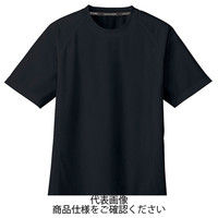 コーコス信岡（CO-COS） 吸汗速乾 半袖Tシャツ（ポケットなし） ブラック