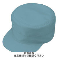 コーコス信岡 製品制電丸天型帽子 ペールブルー L J-1464-6-L 1セット(2点)（直送品）