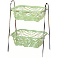 大信工業 脱衣カゴ(2段式) DP-20 1台 24-2125-0001