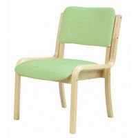 ニシキ工業 多目的木製チェア（肘なし） FSW-22 　　　（直送品）