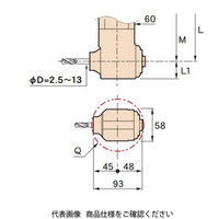 MSTコーポレーション アングルヘッドハーフ 90°D12:25-13PBなし A63-HFD12-243 1個（直送品）