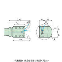 MSTコーポレーション 角シャンク用ホルダ 複合機用 外径・端面加工用 T100-SA2525-150 1個（直送品）