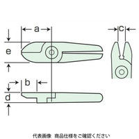 室本鉄工 替刃 F5E 1個（直送品）