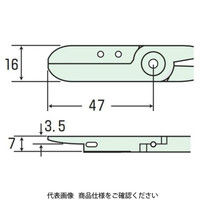 室本鉄工 替刃 角型エアーヒートニッパ AH5用 FA5 1個（直送品）