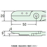 室本鉄工 替刃 角型エアーヒートニッパ AH8用 FA8 1個（直送品）
