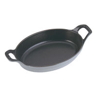 STAUB（ストウブ） オーバルスタッカブルディッシュ 21cmグレー40509-559 RST5010（取寄品）