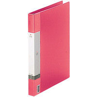 クリヤーブック 差し替え式 30穴 A4タテ 15ポケット 背幅2.5cm 赤 G3801 リヒトラブ