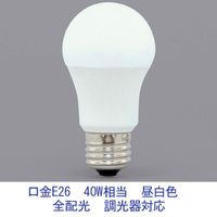 アイリスオーヤマ LED電球 E26 昼白色 40形相当（485ｌm）  全方向タイプ 調光器対応  LDA5N-G/W/D-4V1 １個