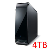 バッファロー ハードウェア暗号機能 USB3.0用 外付けHDD 4TB 黒 HD-LX4 