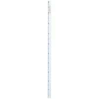 【アウトレット】シンワ測定 アルミ直尺 アル助 ホワイト 1m 65445