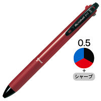 アクロボール３＋１（3色＋シャープ）　0.5ｍｍ　バーガンディー軸　BKHAB-50EF-BG　10本　パイロット　多色ボールペン
