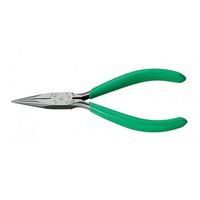 マルト長谷川工作所 ラジオペンチ・溝なしスプリング付(片側固定) HLーD14 1丁（直送品）