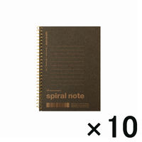 【アウトレット】マルマン A6サイズ スパイラルノート 40枚 1セット（10冊：1冊×10） N419A-22