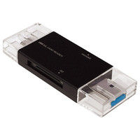 ナカバヤシ USB3．0 TypeーC カードリーダー・ライター ブラック CRW-DC3SD71BK 1個（直送品）