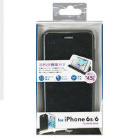 ナカバヤシ iPhone6sカバー ブラック SMC-IP1501BK 1個（直送品）