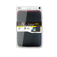 ナカバヤシ タブレット汎用スリップインケースポケット付き ブラック