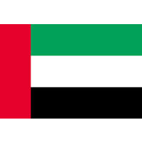 東京製旗 アラブ首長国連邦国旗（卓上旗16×24ｃm) 406106 1枚