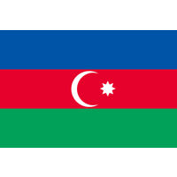 東京製旗 アゼルバイジャン国旗（卓上旗16×24ｃm) 406114 1枚（直送品）