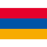 東京製旗 アルメニア国旗（卓上旗16×24ｃm) 406115 1枚（直送品）