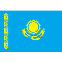 東京製旗 カザフスタン国旗（卓上旗16×24ｃm) 406210 1枚（直送品）