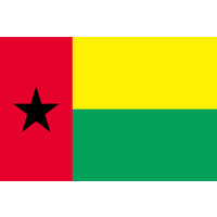 東京製旗 ギニアビサオ国旗（卓上旗16×24ｃm) 406222 1枚（直送品）