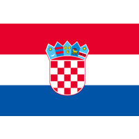 東京製旗 クロアチア国旗（卓上旗16×24ｃm) 406246 1枚（直送品）