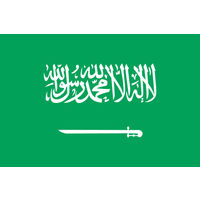 東京製旗 サウジアラビア国旗（卓上旗16×24ｃm) 406302 1枚（直送品）