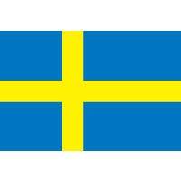 東京製旗 スウェーデン国旗（卓上旗16×24ｃm) 406342 1枚