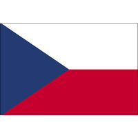 東京製旗 チェコ国旗（卓上旗16×24ｃm) 406421 1枚（直送品）